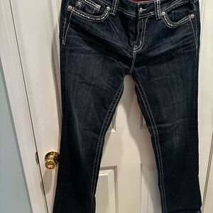 Miss Me Dark Indigo Boot Cut Jeans